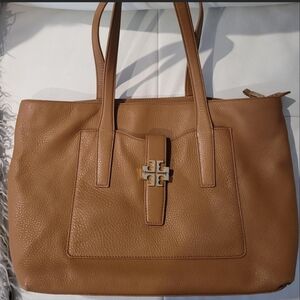 Tory Burch tan tote bag